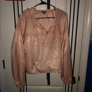 Sheer stylish rain pullover